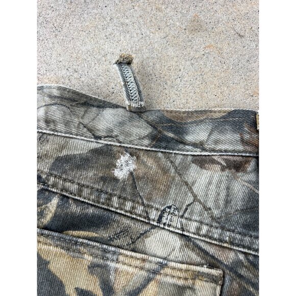 Vintage WranglerDouble Knee  Mens Camouflage Hunting Cargo Pants B4 - Picture 7 of 7
